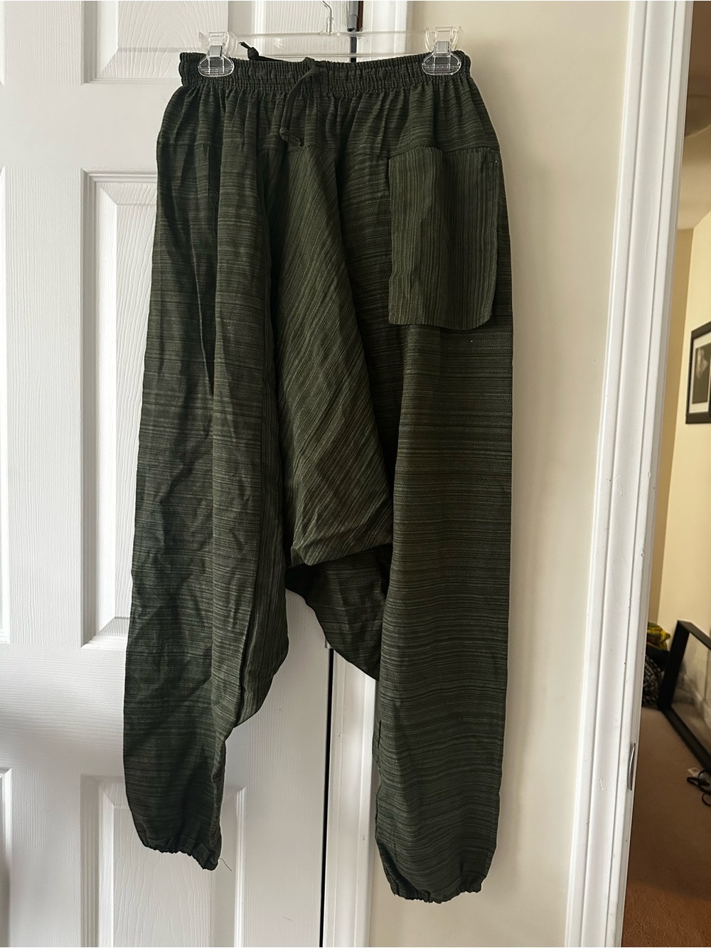 Harem pants Olive Green bought in Thailand